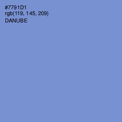 #7791D1 - Danube Color Image