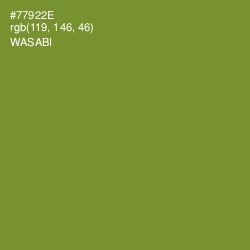 #77922E - Wasabi Color Image