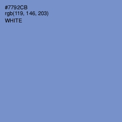 #7792CB - Danube Color Image