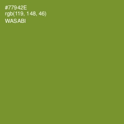 #77942E - Wasabi Color Image