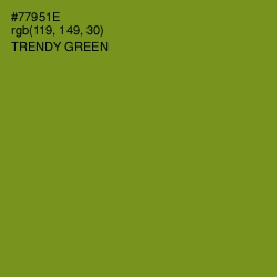 #77951E - Trendy Green Color Image