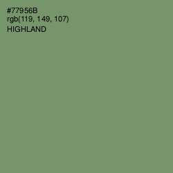 #77956B - Highland Color Image
