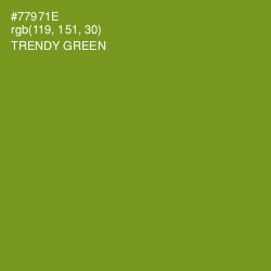 #77971E - Trendy Green Color Image