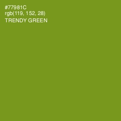 #77981C - Trendy Green Color Image