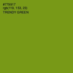 #779917 - Trendy Green Color Image
