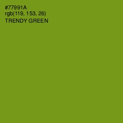 #77991A - Trendy Green Color Image