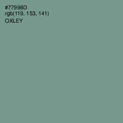 #77998D - Oxley Color Image