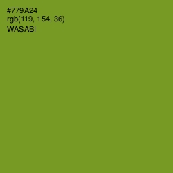 #779A24 - Wasabi Color Image