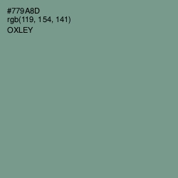 #779A8D - Oxley Color Image