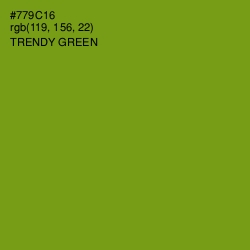 #779C16 - Trendy Green Color Image