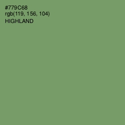 #779C68 - Highland Color Image