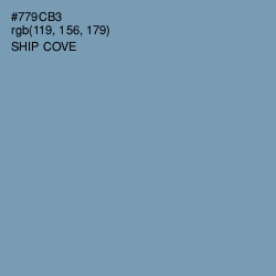 #779CB3 - Ship Cove Color Image