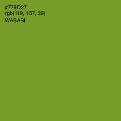 #779D27 - Wasabi Color Image