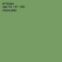 #779D64 - Highland Color Image