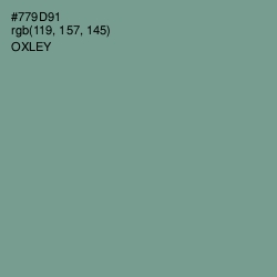 #779D91 - Oxley Color Image