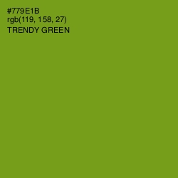 #779E1B - Trendy Green Color Image