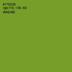 #779E28 - Wasabi Color Image