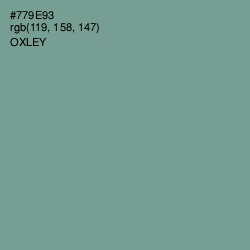 #779E93 - Oxley Color Image