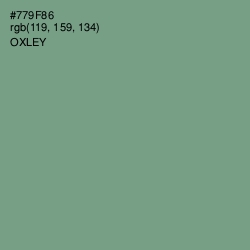 #779F86 - Oxley Color Image