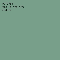 #779F89 - Oxley Color Image