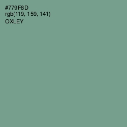 #779F8D - Oxley Color Image