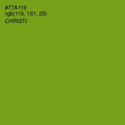 #77A119 - Christi Color Image