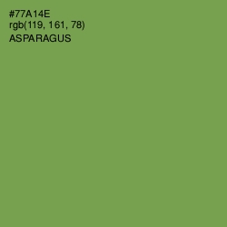 #77A14E - Asparagus Color Image