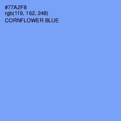 #77A2F8 - Cornflower Blue Color Image