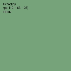 #77A37B - Fern Color Image