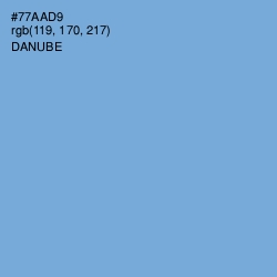 #77AAD9 - Danube Color Image