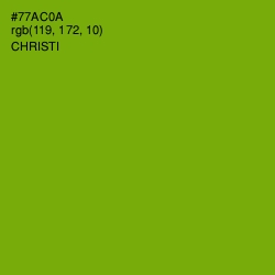 #77AC0A - Christi Color Image