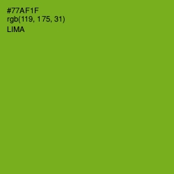 #77AF1F - Lima Color Image