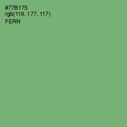 #77B175 - Fern Color Image