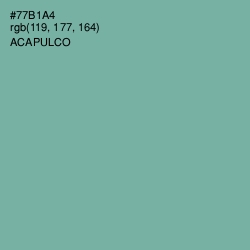 #77B1A4 - Acapulco Color Image