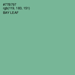 #77B797 - Bay Leaf Color Image