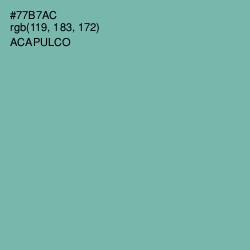 #77B7AC - Acapulco Color Image