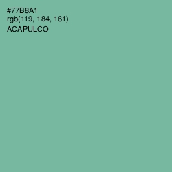 #77B8A1 - Acapulco Color Image