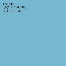 #77B8D1 - Shakespeare Color Image