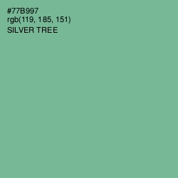 #77B997 - Silver Tree Color Image