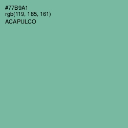 #77B9A1 - Acapulco Color Image