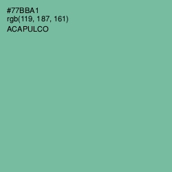 #77BBA1 - Acapulco Color Image