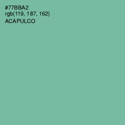 #77BBA2 - Acapulco Color Image