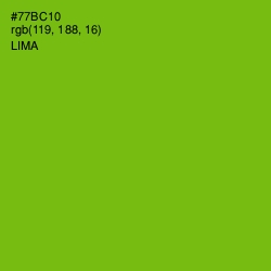 #77BC10 - Lima Color Image