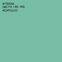 #77BDA5 - Acapulco Color Image