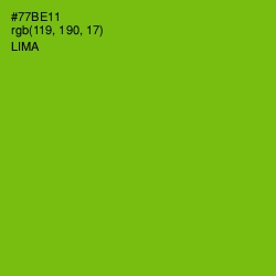 #77BE11 - Lima Color Image
