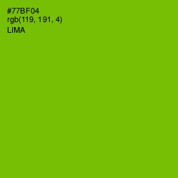 #77BF04 - Lima Color Image