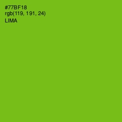 #77BF18 - Lima Color Image