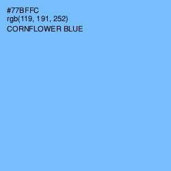 #77BFFC - Cornflower Blue Color Image