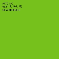 #77C11C - Chartreuse Color Image