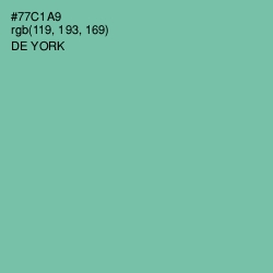 #77C1A9 - De York Color Image